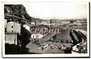 Old Postcard San Sebastinan Vista Del Puerto General General View From Fort