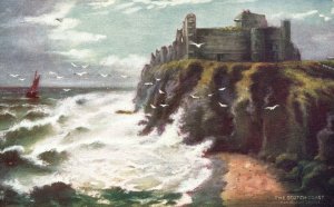 Vintage Postcard 1907 View of The Scotch Coast Tantallon Castle Scotland UK Tuck