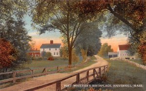 Poet Whittier's Birthplace Havernhill, Massachusetts MA  