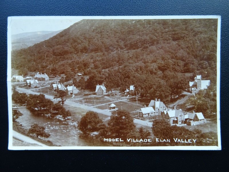 Rhayader ELAN VALLEY Navvies Model Village for Dam Workers c1920's RP Postcard