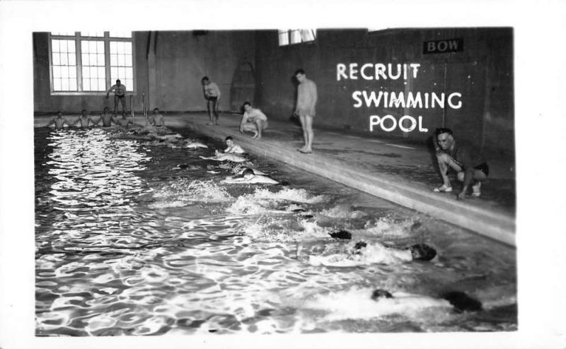 Camp Dewey North Carolina Swimming Pool Real Photo Antique Postcard K38493