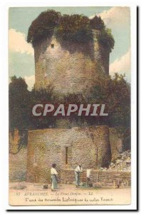 Avranches Old Postcard The old dungeon (animated)