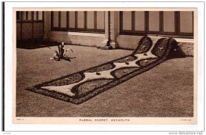WEYMOUTH, Dorset, England, PU-1902; Floral Carpet