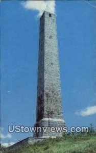 High Point Monument - High Point State Park, New Jersey NJ Postcard