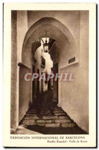 Old Postcard Spain Espana Spain Exposicion Internacional Barcelona Pueblo Esp...