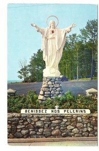 Statue of Christ with Sacred Heart, Ste Anne de Beaupre, Quebec