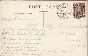 Campbell River BC Willows Hotel 1932 Twidle Real Photo Postcard E73
