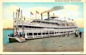 Excursion Steamer Washington 1941 Curteich