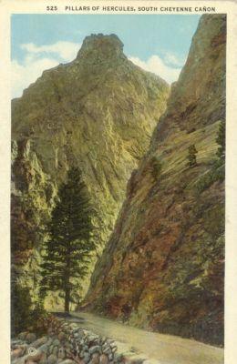 lot or 2 co COLORADO CANON CITY PILLARS HERCULES Postcard