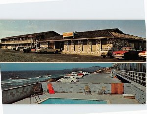 Postcard The Dunes Motel And Restaurant, Newport, Oregon