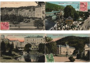 PC CZECOSLOVAKIA MARIENBAD 42 VINTAGE POSTCARDS (L3641)