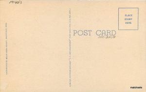 1940s MANSFIELD OHIO Park Avenue Public Square autos TEICH postcard 1954