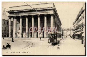 Dijon Postcard The Old Theater (tram)