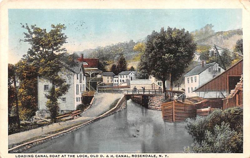 Rosendale, New York, USA D & H Canal 1923 