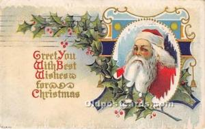 Santa Claus Christmas 1911 small tear top edge, corner wear more so left top ...
