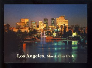 Los Angeles, California/CA Postcard, MacArthur Park, Near Mint!