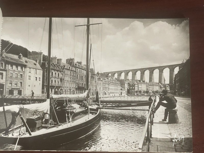 Morlaix France 12 Vintage RPPC Booklet Photos by Yvon