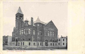 City Hall Oshkosh Wisconsin 1907c postcard