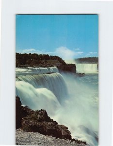 Postcard American Falls at Prospect Point and Horseshoe Falls, Niagara Falls