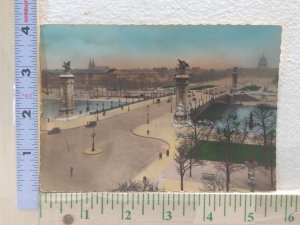 Postcard Le Pont Alexandre III, Paris, France