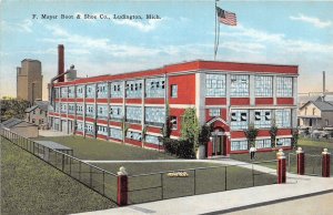 J60/ Ludington Michigan Postcard c1910 F. Mayer Boot & Shoe Factory 22