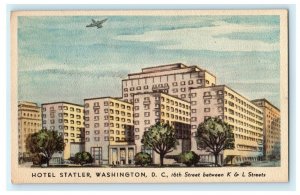 Hotel Satler Washington D.C. 16th Street  Vintage Postcard