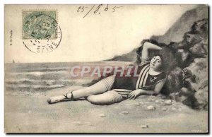 Old Postcard Fantaisie Swimsuit