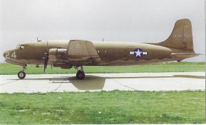 The C-54 Skymaster Air Force Passenger Airplane