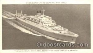 Windsor Castle Union Castle Royal Mail Steamers, Ship Postal Used Unknown cre...