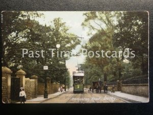 Derby OSMASTON ROAD c1906 shows Tram, Horse & Cart by Hartmann No.25358