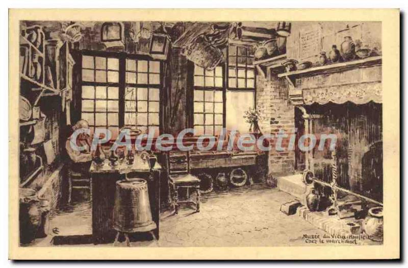 Postcard Old Honfleur Musee Du Vieux Honfleur At The Merchant