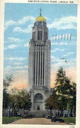 New State Capitol Tower - Lincoln, Nebraska NE  