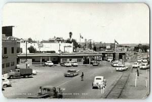 1962 La Garita De Nogales Son Mexico Rppc Real Photo Automobiles 