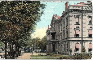 Postcard BUILDING SCENE Trenton New Jersey NJ AI4498