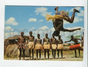 470801 Africa Kenya Kitui dancers Old photo Dino Sassi postcard