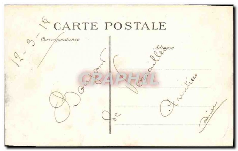 Old Postcard Versailles Palace