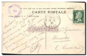 Old Postcard The Pont du Gard front view