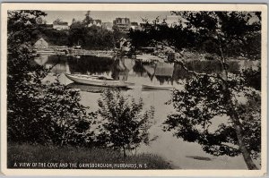 Hubbards NS Cove and The Gainsborough Nova Scotia Shatford Postcard H82