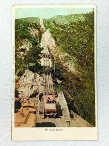 California, Mt. Lowe Incline Railway Car Mountain CA, Vintage Postcard