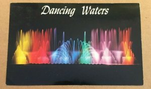 1981 USED PC - DANCING WATERS, TOMMY BARTLETT'S WATER THRILL SHOW, WISC. DELLS