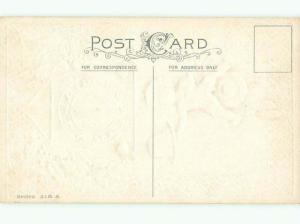 Pre-Linen New Year CUPID BAKER ON CUCKOO CLOCK PENDULUM AB2595