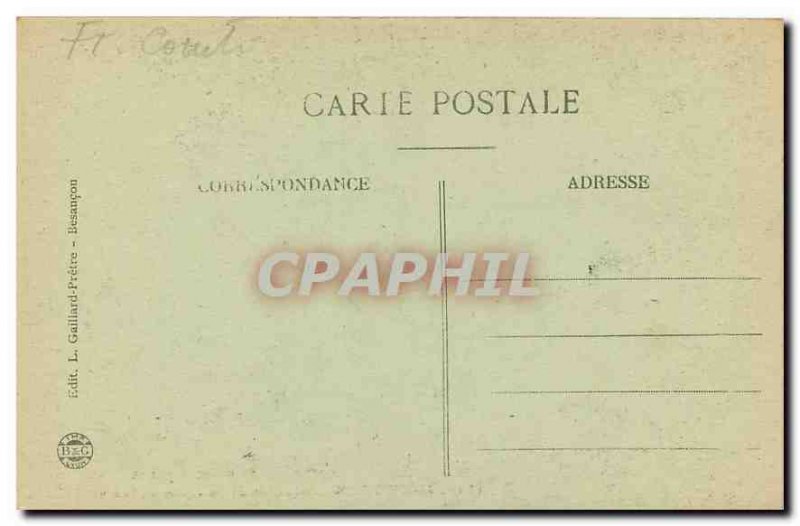 Old Postcard Mouthier Quick Loue after its Source