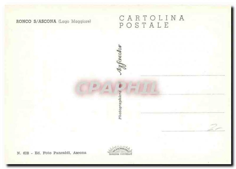 Postcard Modern Ronco S Ascona Lago Maggiore