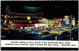 Nashville, Tennessee - Waiting to see the Grand Ole Opry - in 1950s