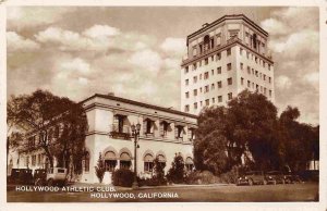 Hollywoos Athletic Club Hollywood Californian 1930s RPPC Real Photo postcard