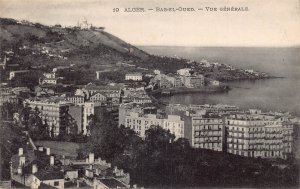 L391 Algeria Bab-El-Oued Panoramic view vintage postcard