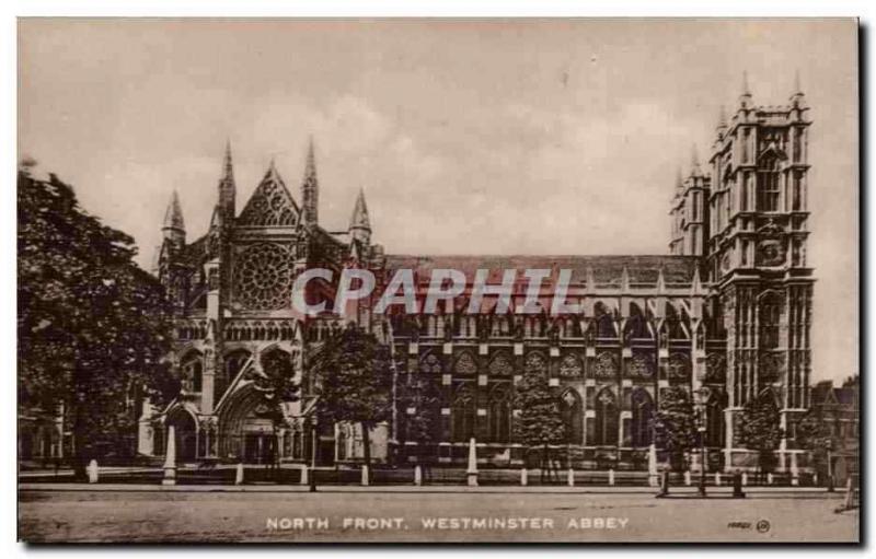 Great BRitain London North front Westminster Abbey