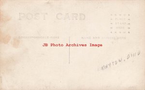 OH, Dayton, Ohio, RPPC, 1913 Flood, Fifth Street Bridge Wreck with Horse Hanging