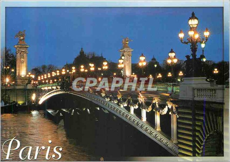 Modern Postcard Pont Alexandre III (1897 1900) and Paris Wonders builds Jean ...