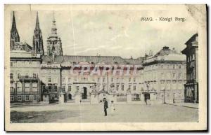 Old Postcard Prag Königl Burg